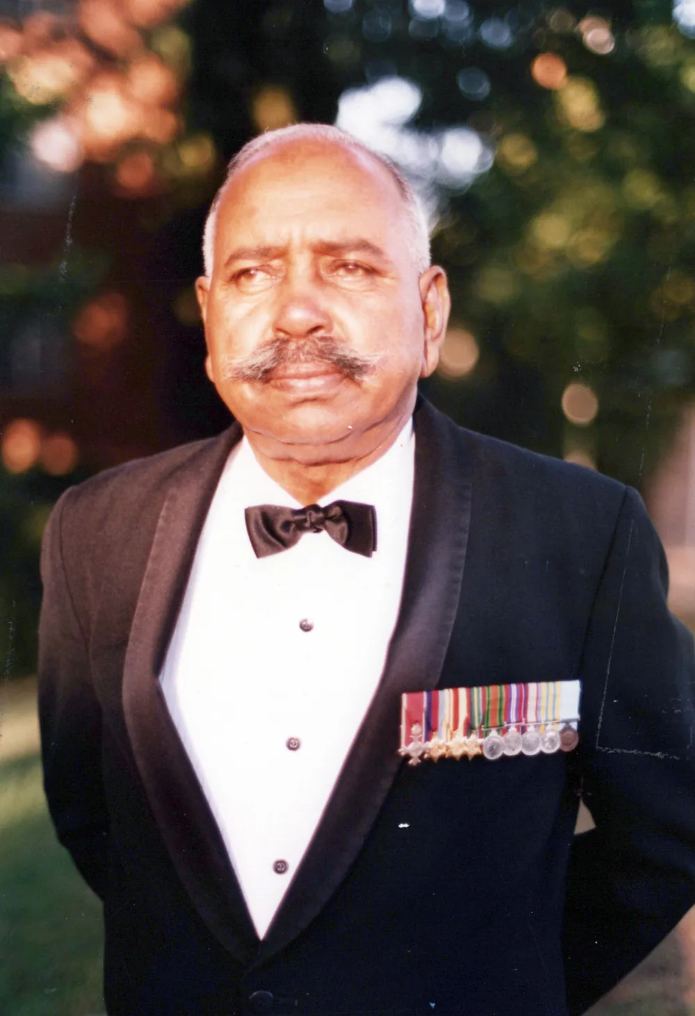 Later-life portrait wearing service medals.