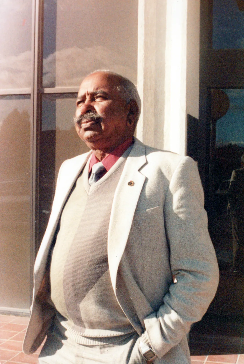 Portrait in a light blazer.