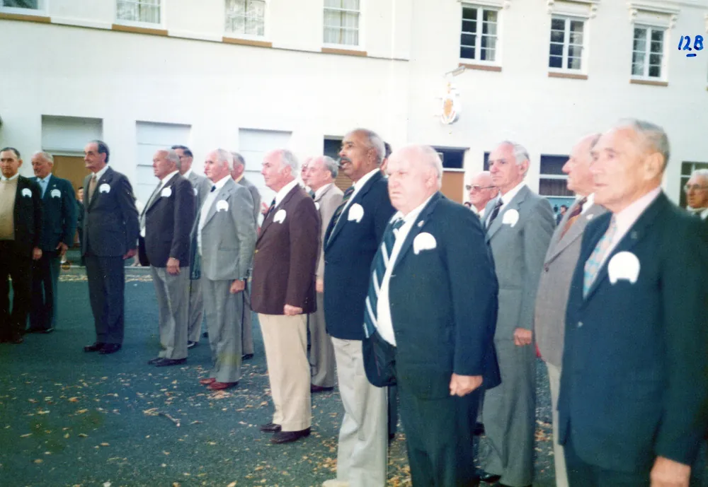 A reunion gathering.