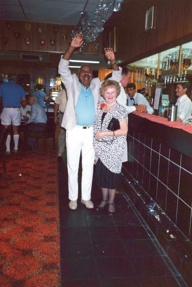 Dancing at a function.