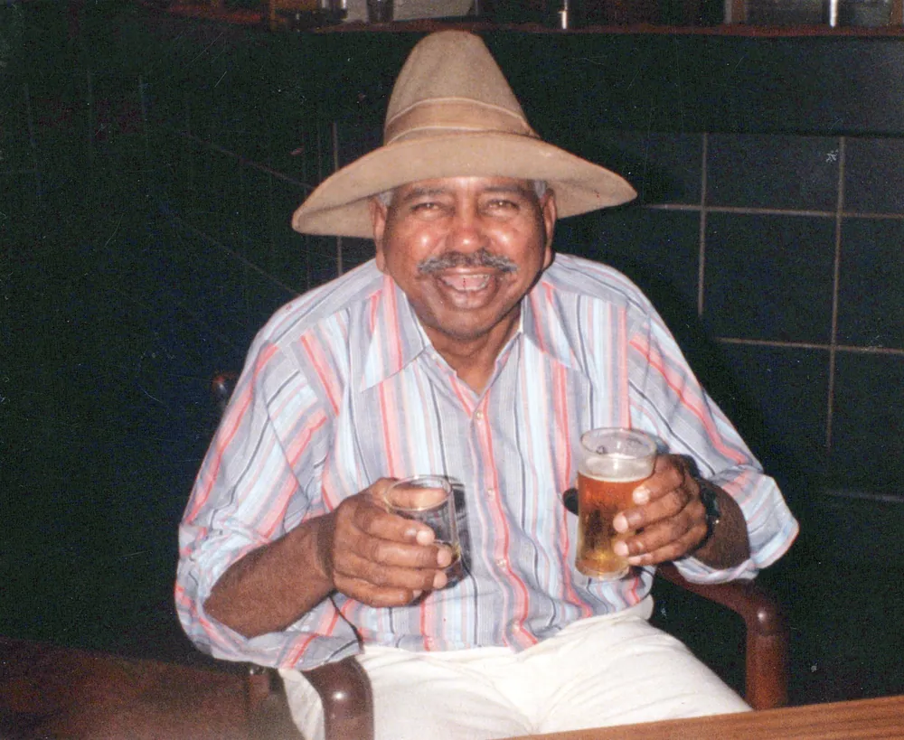 Portrait in a slouch hat, later years.