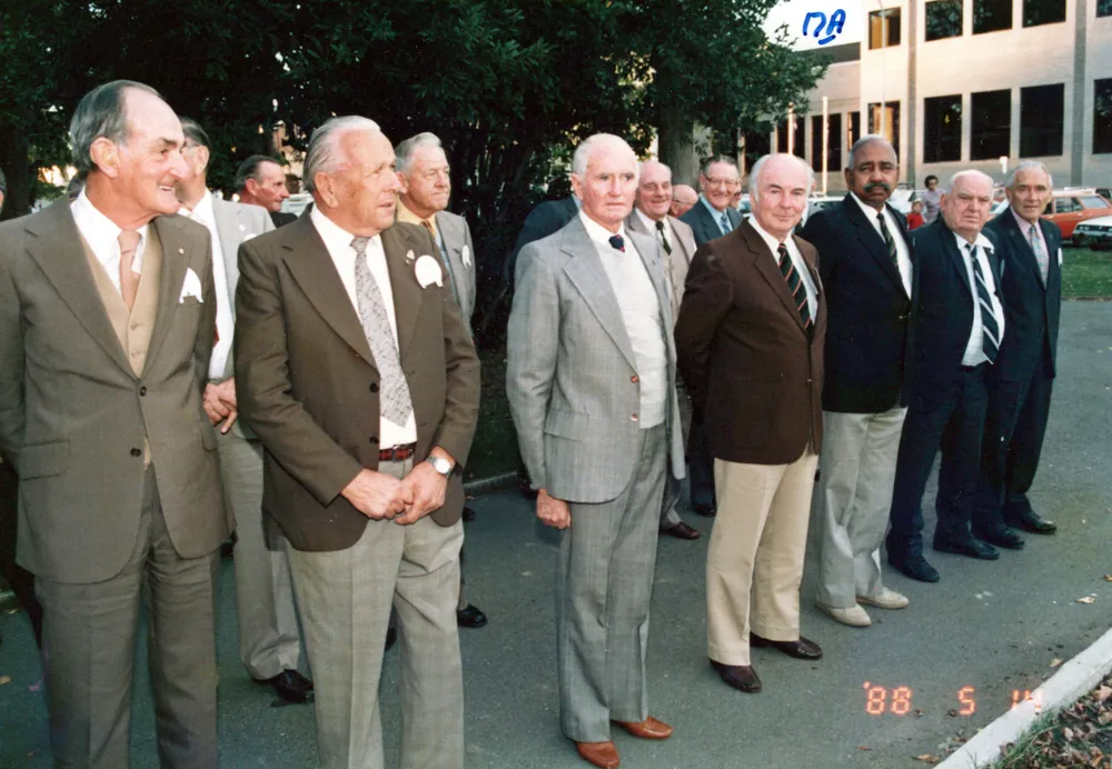 A gathering of veterans.