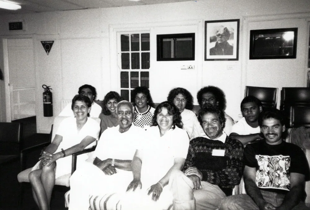 A group photographed indoors.